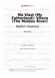 Sheet music, chords Bedřich Smetana - Má Vlast (My Fatherland): Vltava (The Moldau River)