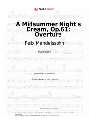 undefined Felix Mendelssohn - A Midsummer Night's Dream, Op.61: Overture
