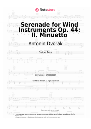 undefined Antonin Dvorak - Serenade for Wind Instruments Op. 44: II. Minuetto