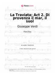 undefined Giuseppe Verdi - La Traviata: Act 2. Di provenza il mar, il suol