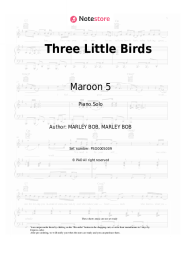 undefined Maroon 5 - Three Little Birds
