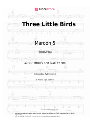 undefined Maroon 5 - Three Little Birds