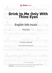 undefined English folk music - Drink to Me Only With Thine Eyes