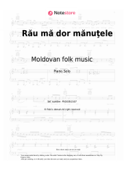 undefined Moldovan folk music - Rău mă dor mănuţele