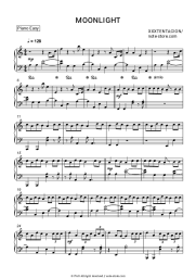 Sheet music, chords XXXTentacion - Moonlight