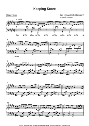 Sheet music, chords Dan + Shay, Kelly Clarkson - Keeping Score