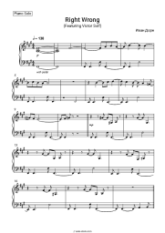 Sheet music, chords Ivan Dorn - Right Wrong (Featuring Victor Solf)