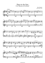 undefined Alan Menken - Days In The Sun
