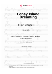 Sheet music, chords Clint Mansell, Kronos Quartet - Coney Island Dreaming