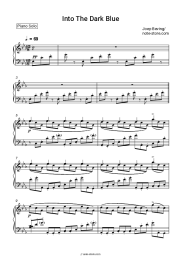 Sheet music, chords Joep Beving - Into The Dark Blue