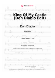 Sheet music, chords Don Diablo, Keanu Silva - King Of My Castle (Don Diablo Edit)