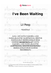 Sheet music, chords Lil Peep, ILoveMakonnen, Fall Out Boy - I've Been Waiting