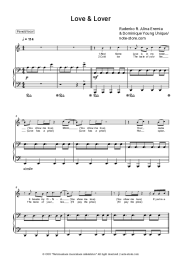 Sheet music, chords Leonid Rudenko, Alina Eremia, Dominique Young Unique - Love & Lover