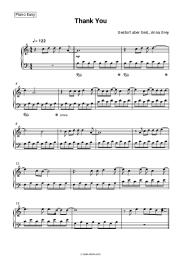 Sheet music, chords Gestort aber GeiL, Anna Grey - Thank You