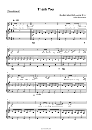 Sheet music, chords Gestort aber GeiL, Anna Grey - Thank You