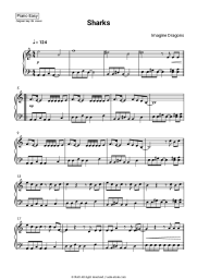 Sheet music, chords Imagine Dragons - Sharks