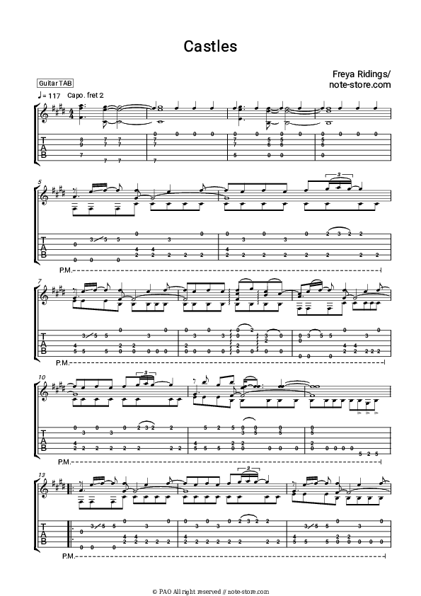 Castles - Freya Ridings Tabs - Guitar.Tabs
