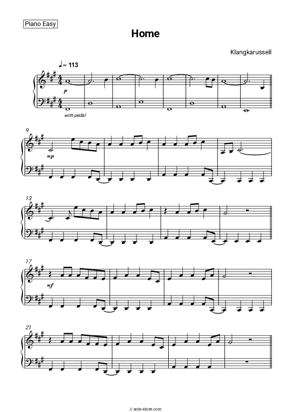 Home - Klangkarussell Piano Sheet Music Easy - Piano.Easy