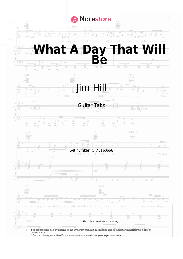 What A Day That Will Be - Jim Hill, Bill Gaither Tabs - Guitar.Tabs
