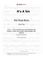 undefined Pet Shop Boys - It's A Sin