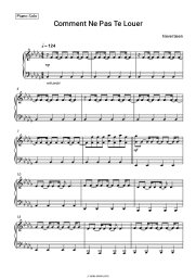 Sheet music, chords NeverSeen - Comment Ne Pas Te Louer