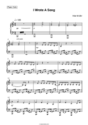 Sheet music, chords Mae Muller - I Wrote A Song