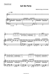 Sheet music, chords Badmomzjay, Domiziana - Auf die Party