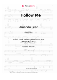 Sheet music, chords Amanda Lear - Follow Me