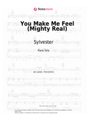 Sheet music, chords Sylvester - You Make Me Feel (Mighty Real)