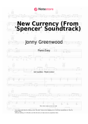 Sheet music, chords Jonny Greenwood - New Currency (From 'Spencer' Soundtrack)