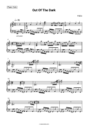 Sheet music, chords Falco - Out Of The Dark