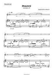 Sheet music, chords Arknights EP - Requiem