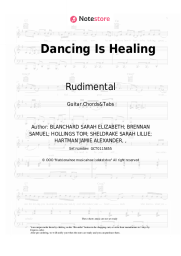 Sheet music, chords Rudimental, Charlotte Plank, Vibe Chemistry - Dancing Is Healing