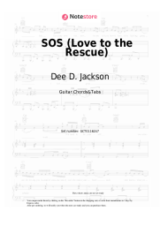 Sheet music, chords Dee D. Jackson - SOS (Love to the Rescue)