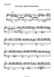Sheet music, chords Antilopen Gang, Danger Dan, Max Herre - Mir Kann Nichts Passieren