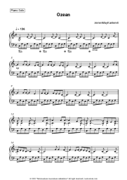 Sheet music, chords AnnenMayKantereit - Ozean