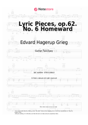 undefined Edvard Hagerup Grieg - Lyric Pieces, op.62. No. 6 Homeward