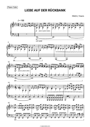 Sheet music, chords FiNCH, Tream - LiEBE AUF DER RÜCKBANK