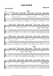 Sheet music, chords Teddy Swims - Lose Control