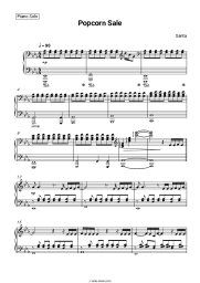 Sheet music, chords Santa - Popcorn Salé