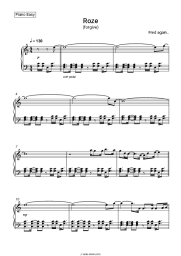 Sheet music, chords Fred again.. - Roze (forgive)