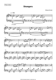 Sheet music, chords Kenya Grace - Strangers