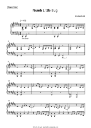 Sheet music, chords Em Beihold - Numb Little Bug