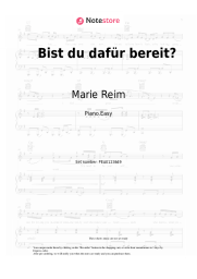 undefined Marie Reim - Bist du dafür bereit?