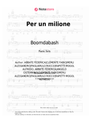 undefined Boomdabash - Per un milione