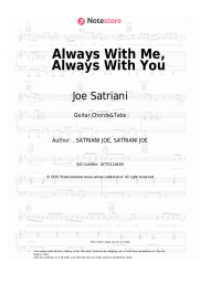 undefined Joe Satriani - Always With Me, Always With You