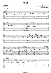 Sheet music, chords Jeanette Biedermann - Sing!