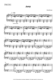 Sheet music, chords Kris Kross - Jump