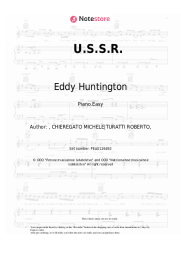 Sheet music, chords Eddy Huntington - U.S.S.R.