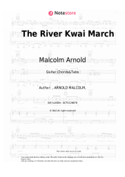 Sheet music, chords Malcolm Arnold - The River Kwai March